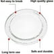thumbnail image 3 of Placa de vidrio universal para plato giratorio de microondas con soporte, 245 mm/24,5 cm/9,65 pulgadas A, 3 of 5