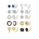 thumbnail image 1 of Xtellar 10pare Aretes Falso Mujer Aretes Clip Sin Piercing Ajustable, 1 of 1