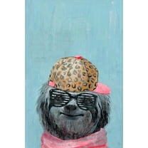 Marmont Hill Hipster Sloth Canvas Wall Art