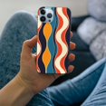 thumbnail image 3 of COMIO  70'S Color Phone Case Compatible with iPhone 15, Rainbow Stripes Color Cover for Men Girls Women Boys, Shockproof Protective Case for iPhone 15, 3 of 4