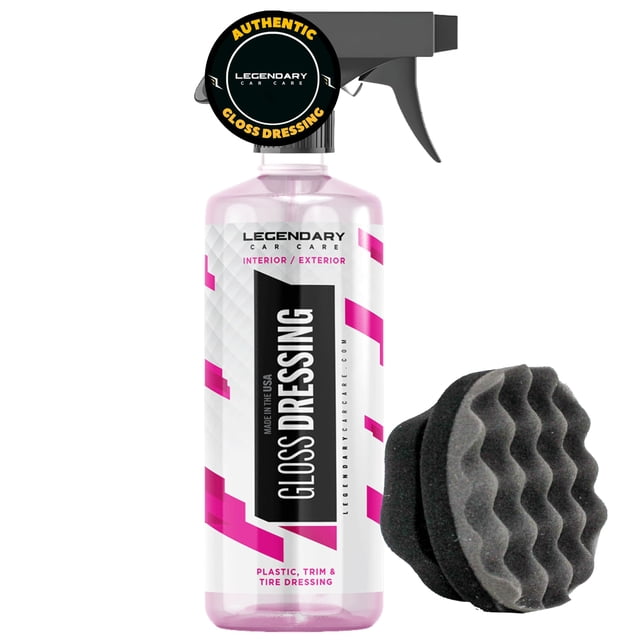 Legendary Gloss Dressing para cuidado del auto 473 ml spray para llantas y molduras