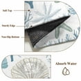 thumbnail image 6 of Blue Coastal Round Area Rug 4 FT, Non Slip Indoor Outdoor Rug, Nautical Coral Beach Starfish Washable Soft Circular Carpet Non-Shedding Floor Mat for Coffee Table Nursery Foyer Balcony, 6 of 8