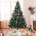 thumbnail image 7 of Lsque Butterfly Print Christmas Tree Skirt, Tree Skirt with Ties or Velcro, Perfect for Holiday Decorations, Halloween, and New Year-36", 7 of 7
