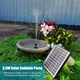 thumbnail image 4 of Fuente Irfora Bomba de fuente solar de 6.5W con 6 boquillas 1500mAh Batteru Bomba de agua sumergible para baño de pájaros DIY Bomba de fuente al aire libre para pecera Jardín Piscina Acuario Irfora Fuente, 4 of 7