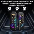 thumbnail image 4 of Wireless Controller for Nintendo Switch with Wrist Strap,Left and Right RGB Joypad Controllers Compatible with Switch/OLED/Lite,Support Dual Vibration/6-Axis Gyro/Motion Control/Wake-up(Zelda), 4 of 7