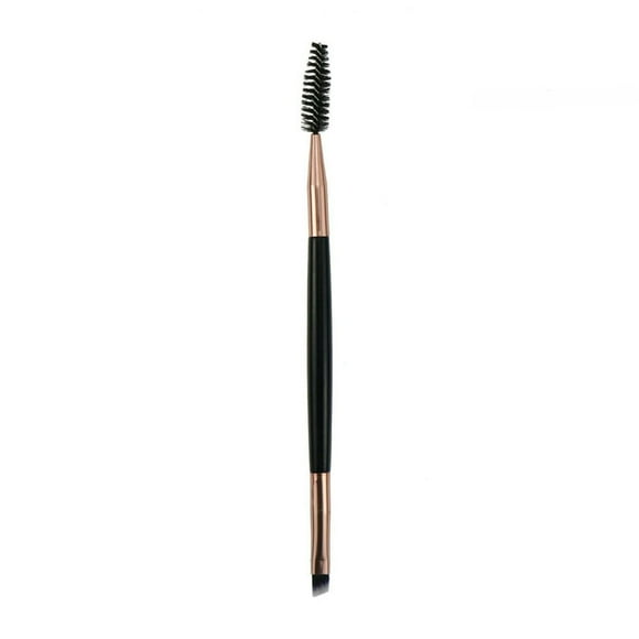 MesaSe Eyebrow Brush - Eye Brow Brush Comb for Eyebrow Color - Angled Eyebrow Brush Beauty Makeup Brush Rose Gold & Black
