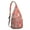Grey-2, variant on Farm Animal Sling Backpack - Funny Pig & Floral Print Design, Stylish Shoulder Pack for Travel & Outdoor Activities