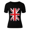 thumbnail image 5 of Womens Summer Tops T Shirts Graphic Print Short Sleeve Blend Tees Women's Clothing, 5 of 5
