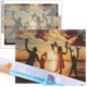 thumbnail image 4 of Kit de pintura de diamante 5d pintura de paisaje de playa Diy por número 12 "X 16" (hy), 4 of 5