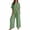 Green, variant on Women's Casual Linen Co-Ord Set, Drop Shoulder Top & Relaxed Wide Leg Pants, S-XXL