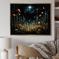 thumbnail image 2 of Designart "Enchanted Garden of Green Mushrooms" Extra Large Abstract Framed Wall Art - Modern Green Abstract Botanicals Living Room Framed Canvas Art, 2 of 7
