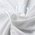 thumbnail image 6 of Men's Cooling Running Shirts Anti Odor Moisture Wicking Breathable Workout Athletic Short Sleeve Lightweight Gym Tee Big and Tall Size XL-5XL White, 6 of 9