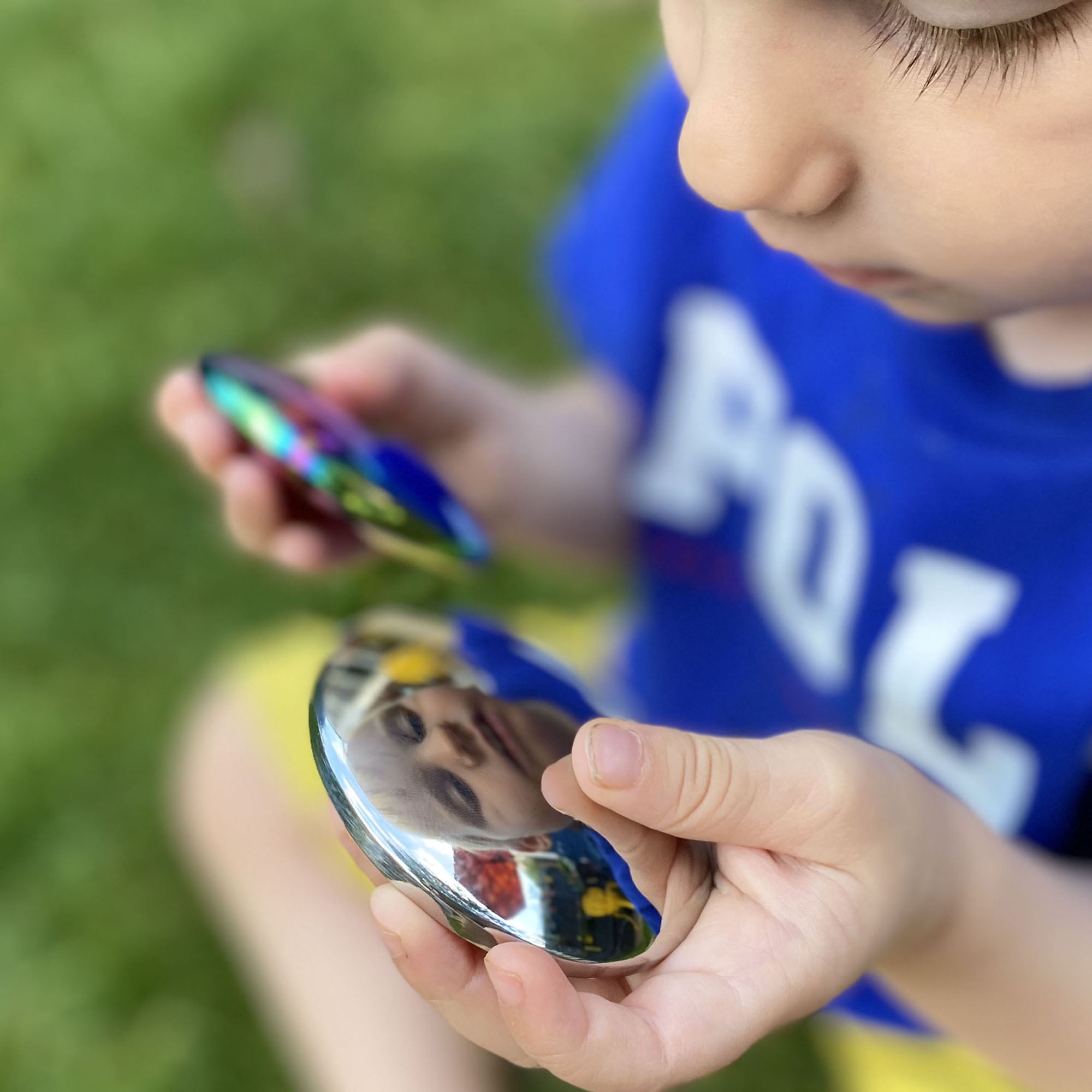 TickiT Sensory Reflective Sound Buttons (Set of 3) - Toddler Sensory Toys & Learning Resources