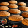 thumbnail image 6 of NutriChef 6-Piece Nonstick Bakeware Set Carbon Steel Baking Tray W/ Heat safe Red Silicone Handles, 6 of 7