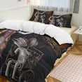 thumbnail image 2 of The Nightmare Before Christmas Smooth Fabric Durable Zipper Comfortable Texture Machine Washable Duvet Cover Sets for Bed, 2 of 5