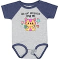thumbnail image 3 of Inktastic My Aunt and Uncle Love Me with Cute Kitten and Flowers Boys or Girls Baby Bodysuit, 3 of 5