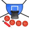 thumbnail image 2 of tamizeot Mini Basketball Hoop for Trampoline with Enclosure Rack Game Goal Basketball, 2 of 6