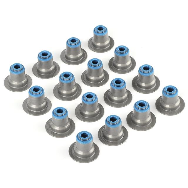 Valve Stem Seals Set,Yctze 16pcs Valve Stem Seals Set Replacement 12482063 For LS Replacement For Silverado Express Camaro Impala