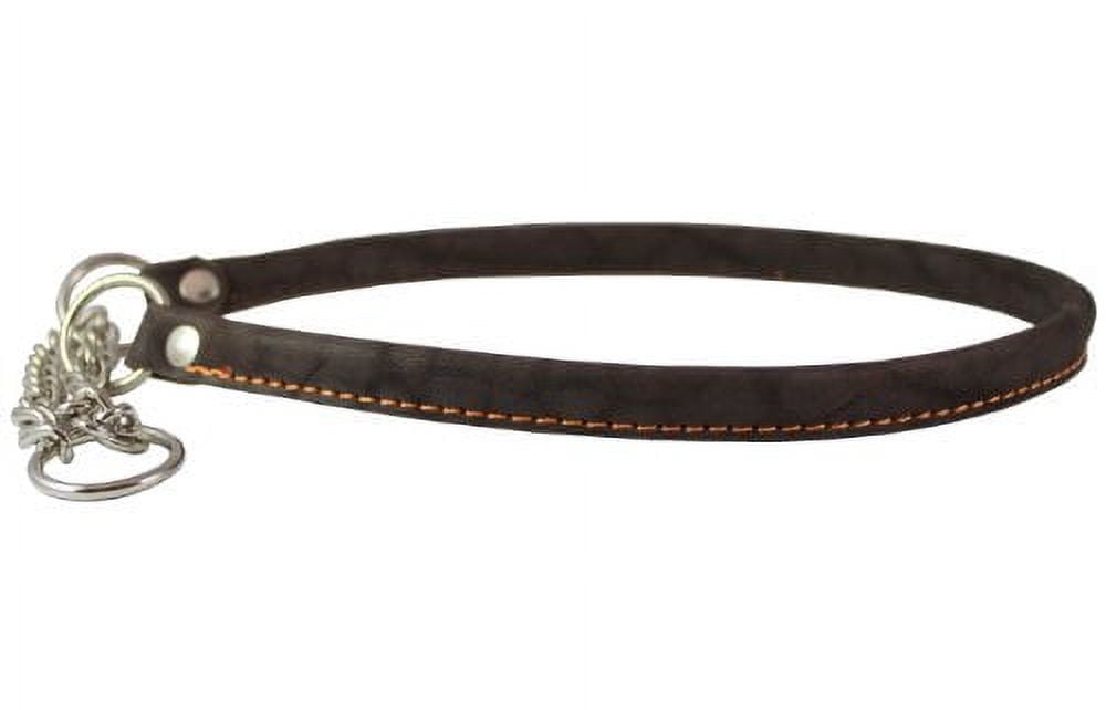 Martingale Genuine Leather Dog Collar Choker XLarge 24"-28" Neck, Mastiff, Cane Corso, Great Dane