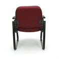 thumbnail image 4 of OFM Model 403 Fabric Guest and Reception Chair with Arms and Extra Thick Cushion, Wine, 4 of 4