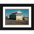 thumbnail image 1 of Leeman, Joshua 32x23 Black Ornate Wood Framed with Double Matting Museum Art Print Titled - Boardwalk Shack, 1 of 4