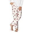 thumbnail image 2 of Xecao Lips Kiss Print Teenagers' Pajama Pants Long Sleep Pants Soft Elastic Waist Pajama Bottoms Elastic waist with 2 Pockets 5-16 Years-XS(5-6), 2 of 6