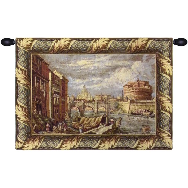 Rome Italian Wall Hanging A H 16 x W 23 Wall Tapestry
