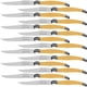 thumbnail image 1 of Cuchillos para Carne Laguiole LaguioleYellow 14 pzas 23 cm Amarillo Acero Inoxidable Cuchillo para carne., 1 of 3