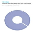 thumbnail image 4 of Unique Bargains Round Blank Wardrobe Size Separators Clothes Divider, Gray 20 Pack, 4 of 5