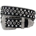 thumbnail image 3 of Diamond Belt for Women with Rhinestones, pin Buckle All-Diamond Belt, Versatile Belt, 3 of 7