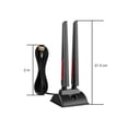 Eightwood Tri-Band WiFi 6E Antenna RP-SMA Male for Router/PCIe/USB ...
