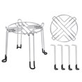 thumbnail image 1 of BOKKRALL Stainless Steel Detachable Stand 9'' Diameter 8'' Tall Fit for Most Medium Gravity Water Filter System Countertop Stand Compatible with Berkey Water Filter Systems (8 Inch Tall), 1 of 4