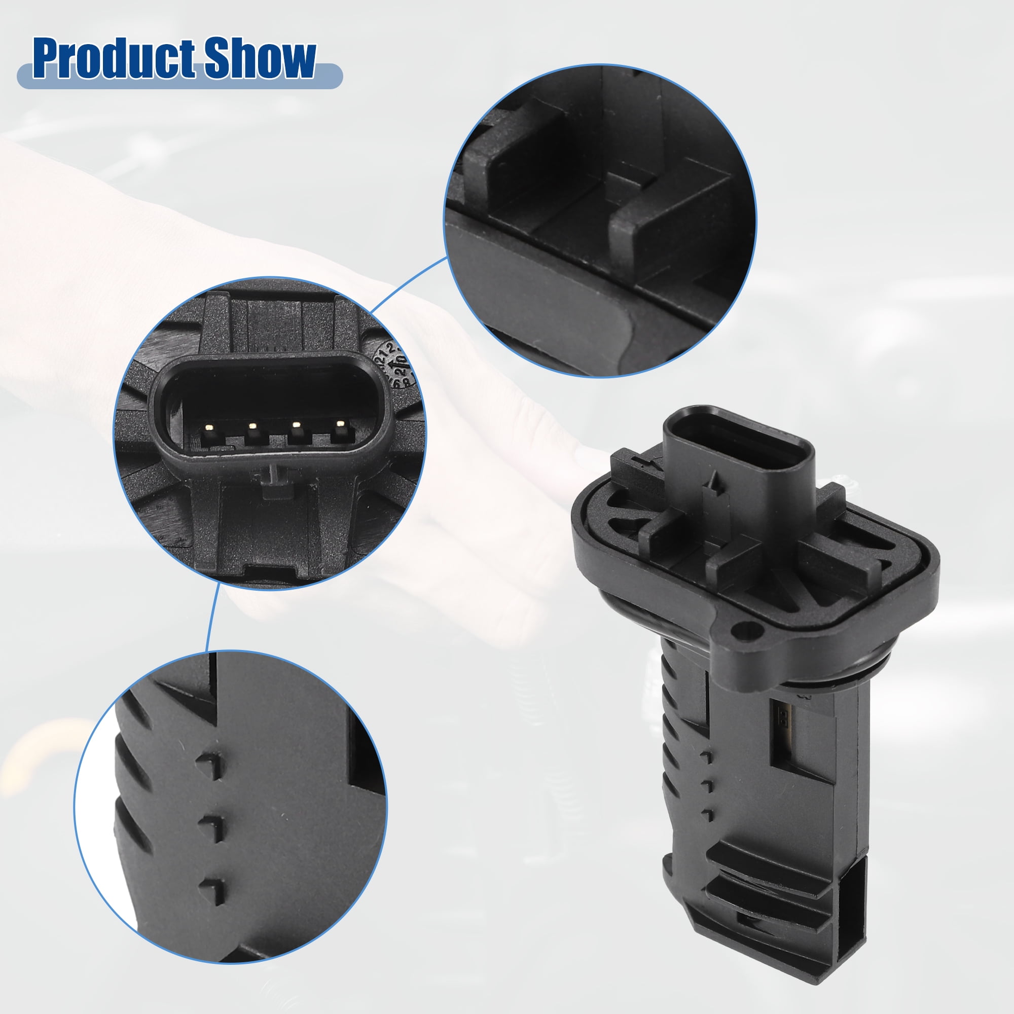 Unique Bargains Car Mass Air Flow MAF Sensor Replacement Fit for BMW 228i 2014-2016 No.13627602038 Black