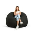 thumbnail image 1 of Big Joe 0010655LAM Large Fuf with Removable Washable Cover, Black Lenox, 1 of 4