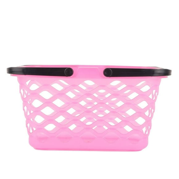 Canasta Prichos Kimbo Diseño de Orificios con Asas 1 Pieza Rosa