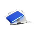 thumbnail image 3 of Janrevotw Hard Case Business Card Holder Credit Card Case Business Card Case Aluminum Color Card Case Anti-Magnetic Bank Card Case Credit Card Protector Coin Purse, 3 of 7