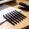 thumbnail image 6 of YardChic 5Pcs Premium Gel Ink Ball Point Pens, 0.5mm Fine Point Color Pens, Classic Black Gel Pen, Smooth Writing Gel Pen for Journaling, Teachers Office Classroom Stationery Supplies, 6 of 8