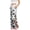 Black, variant on Women’s Floral Print Side Velcro Closure Pants for Post Surgery Recovery Comfortable Loose Fit Elastic Waistband Design