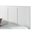 thumbnail image 2 of Camaflexi Shaker Style Solid Wood Full Panel Platform Bed in White 100% Solid Wood, 2 of 7