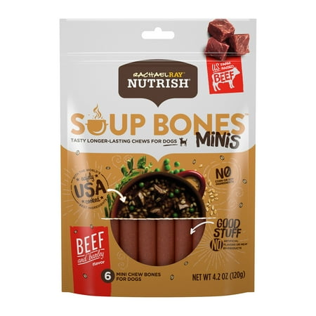 UPC: 0071190006929 | Rachael Ray Nutrish Soup Bones Minis Dog Treats  Beef & Barley Flavor  4.2-Ounce
