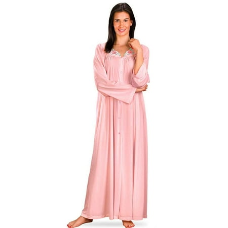 

Velrose Lingerie Shadowline Long Sleeve Button Down Robe 71280/71280X