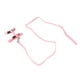 thumbnail image 3 of Arnés para Gato Juego de Correas a Prueba de Escape Arnés de Pecho para Gatito Ligero Ajustable con Cuerda de tracción para Caminar al Aire Libre Rosa, 3 of 13