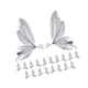 thumbnail image 4 of 40 piezas de papel de regalo con diseño de flores de mariposa, papel de regalo, papel de regalo floral para plata, 4 of 9