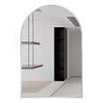 thumbnail image 3 of 24x32 Inch Silver Metal Framed Arched Bathrrom Mirror for Wall.(W2203P220257), 3 of 6