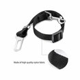 thumbnail image 5 of 2 cinturones de seguridad multiusos para perros, ajustables y resistentes, a prueba de desgarros, collar de 70 x 2,5 cm, aptos para todos los perros y gatos, nailon negro., 5 of 5