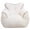 White + faux fur + Foam, variant on Bean Bag Chair, Faux Fur Beanbag Chair for Adults, Comfy Sofa with Heart-Shaped Back Support, Large Reading Chair for Living Room, Bedroom, Apartment
