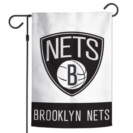 WinCraft Brooklyn Nets 12 x 18 Applique Garden Flag