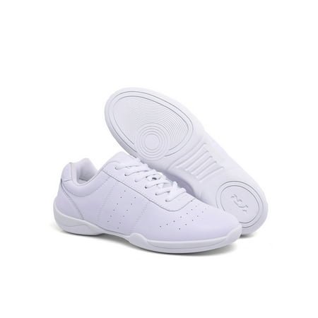 

UKAP Girls Cheer Shoes Dancing Comfortable Cheerleading Shoess Unisex Youth Kids White 13C