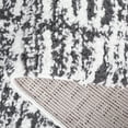 thumbnail image 5 of SAFAVIEH Rumi Selma Distressed Polyester Shag Runner Rug, Charcoal/Ivory, 2'2" x 8', 5 of 7