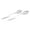 White/Silver, variant on Kimono Stainless Steel 18/10 Salad Server Set